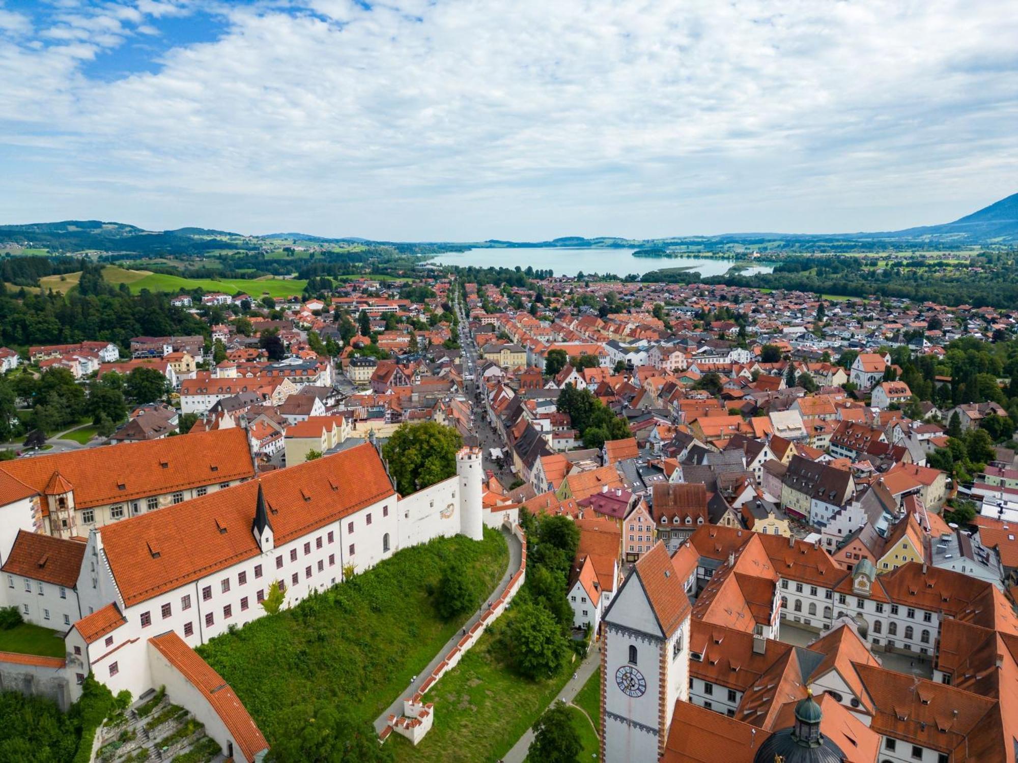Ferienwohnung Herzstueck Im Haus Schlossblick Füssen Extérieur photo